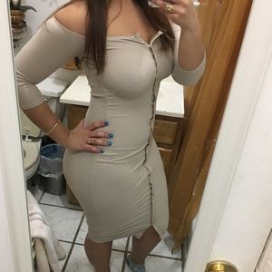 Fashion nova Nude dress